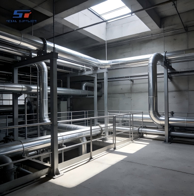 Applications de l'acier galvanisé résistant à la corrosion dans les installations industrielles