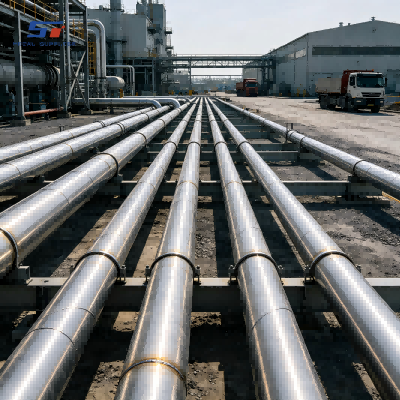 Projet de pipeline d'infrastructure de grande envergure : Solutions intégrées en matériaux métalliques par Shengtao Metal