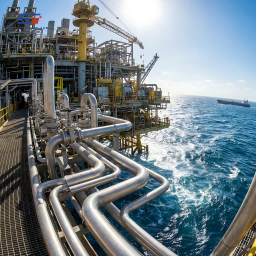 Modernisation du système de tuyauterie en acier inoxydable d'une plateforme de traitement de pétrole et de gaz en mer