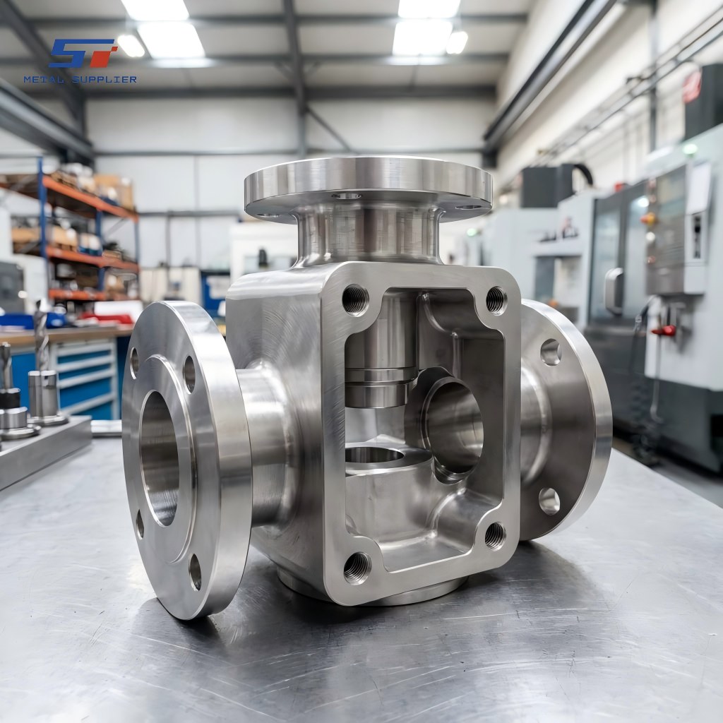 Corps de vanne en acier inoxydable usiné CNC sur mesure pour systèmes de contrôle de débit industriels