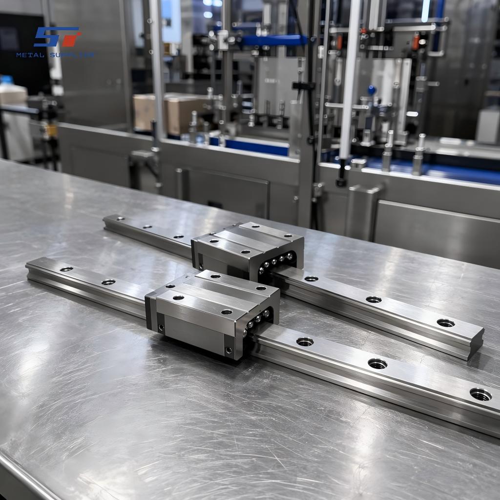 Fabrication sur mesure de rails de guidage de convoyeurs en acier inoxydable pour équipements d'emballage intelligents
