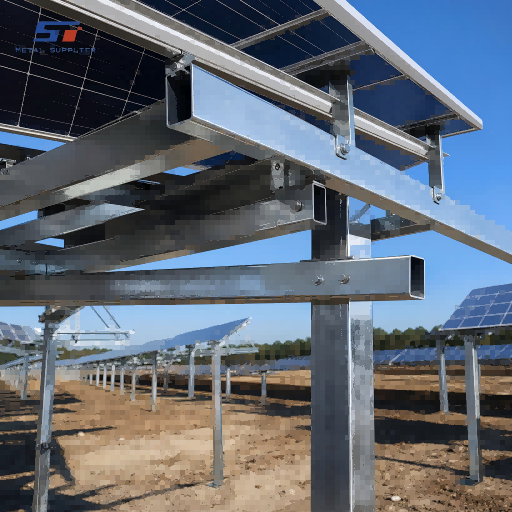 Solution de tubes structuraux galvanisés pour la fabrication de systèmes de montage solaire