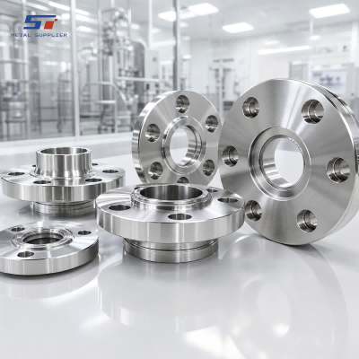 Composants de bride en acier inoxydable usinés CNC pour ensembles de pompes haute pureté